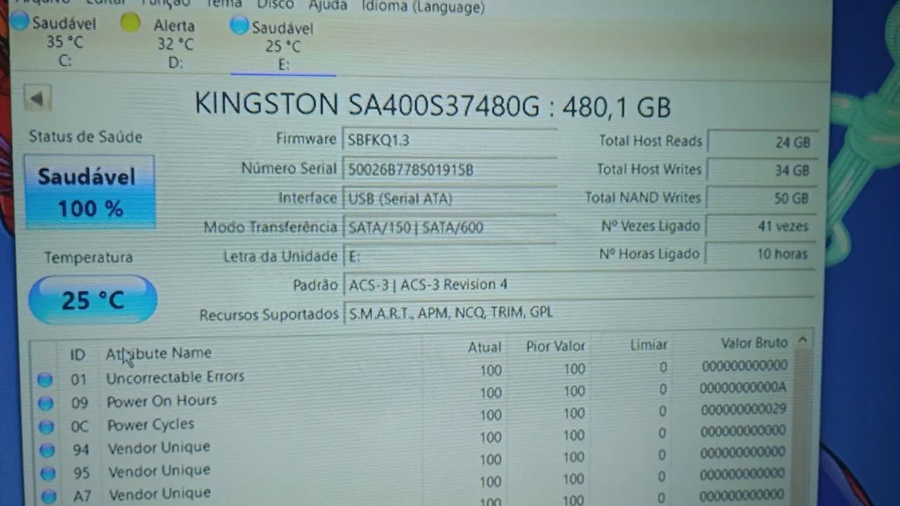 SSD 480gb - Foto 2
