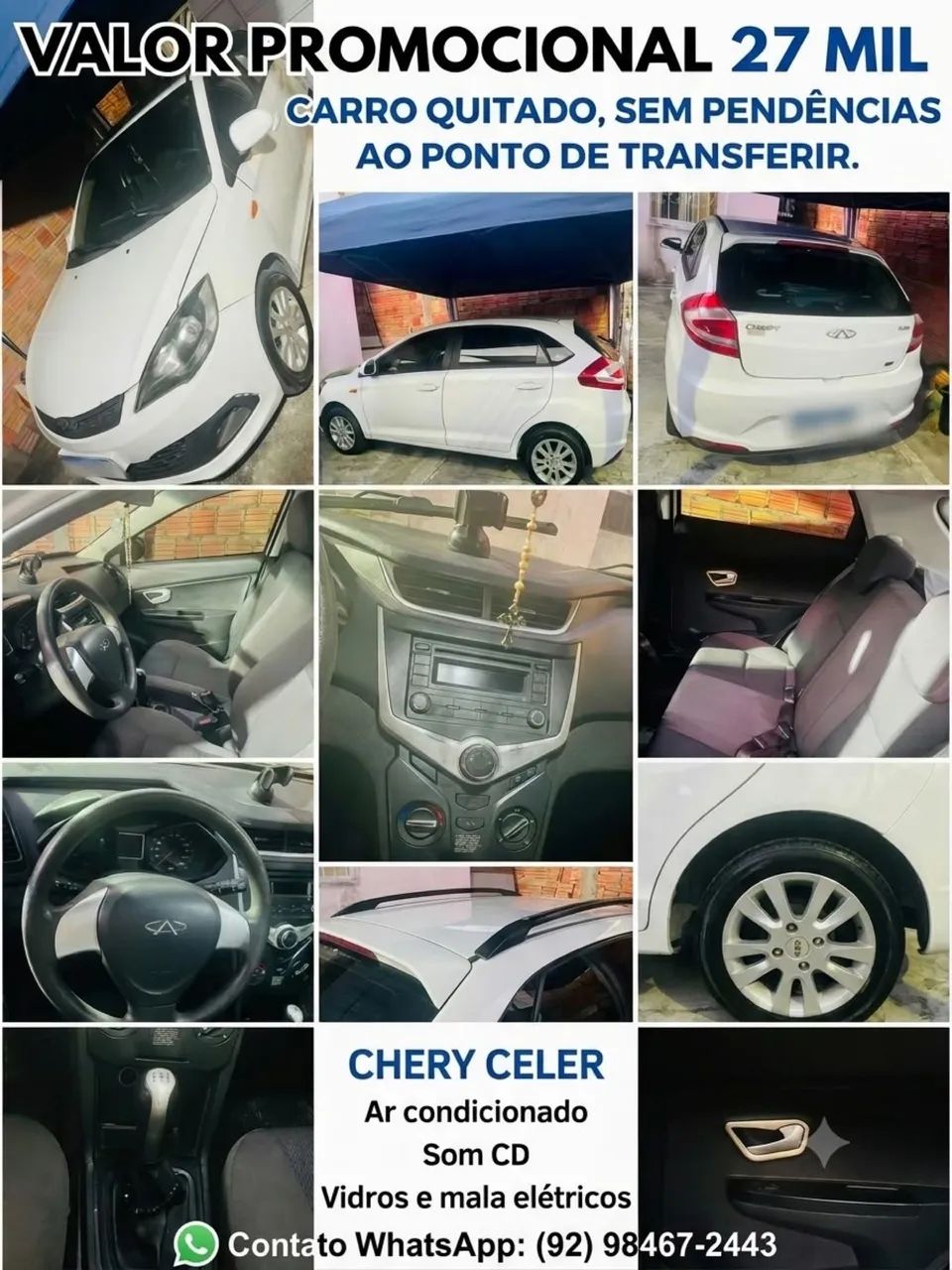 Chery Celer Hatch ACT 1.5 16V Flex 5P 2015 - Foto 5