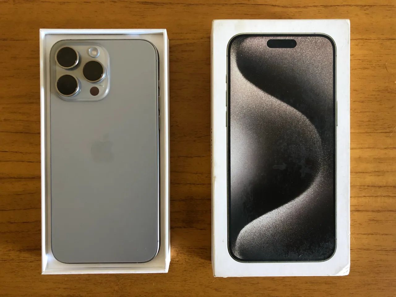 iPhone 15 Pro Max 256 GB Titânio Natural em excelente estado  - Foto 5