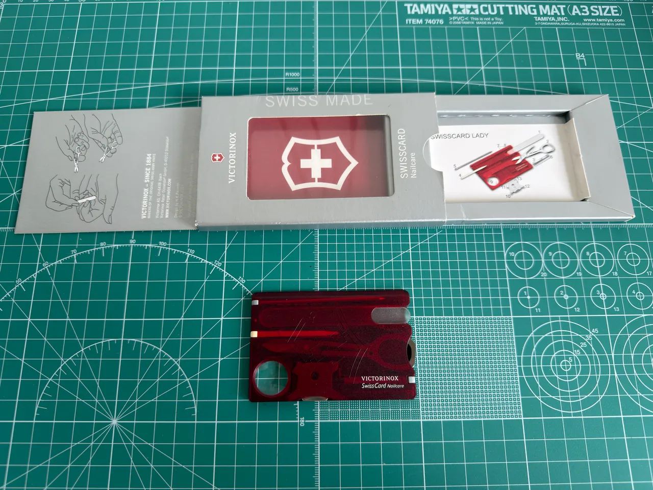 Victorinox Swiss Card Nailcare Vermelho - Usado apenas 1 vez, excelente estado