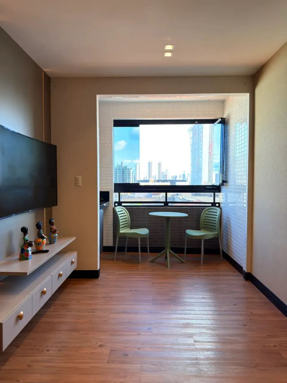 Apartamento 2 quartos semi mobiliado