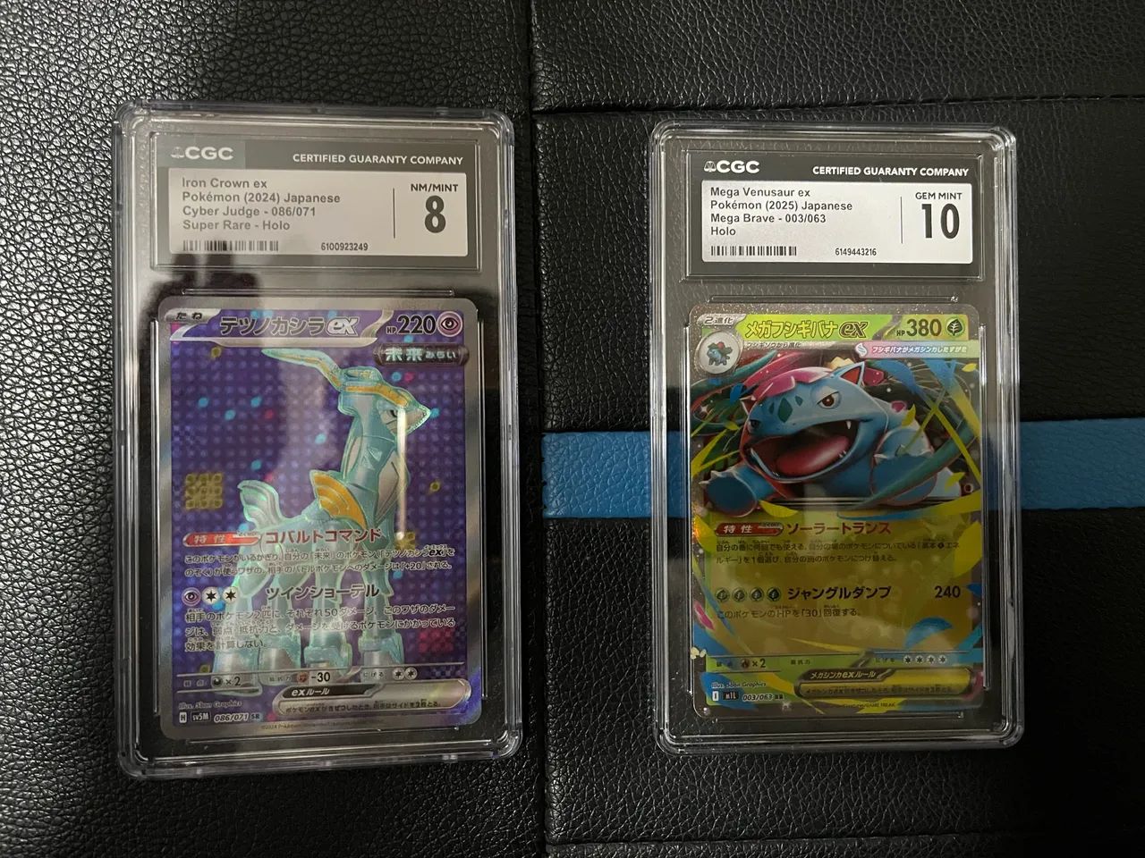2 graded CGC Cartas Pokémon raras