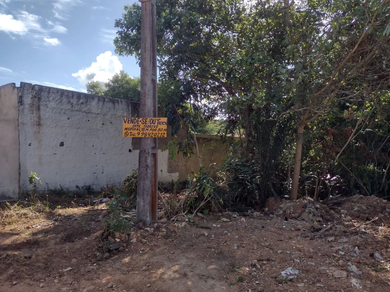 Terreno pra vender ou trocar 