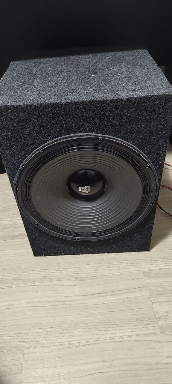 Caixa com alto falante 15" Polegadas