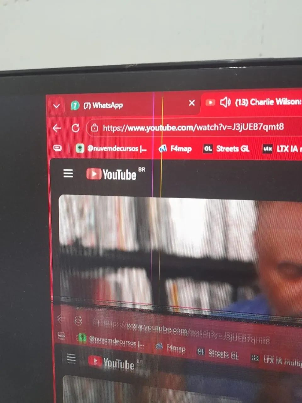MONITOR ULTRAWIDE LG COM DEFEITO - Foto 3