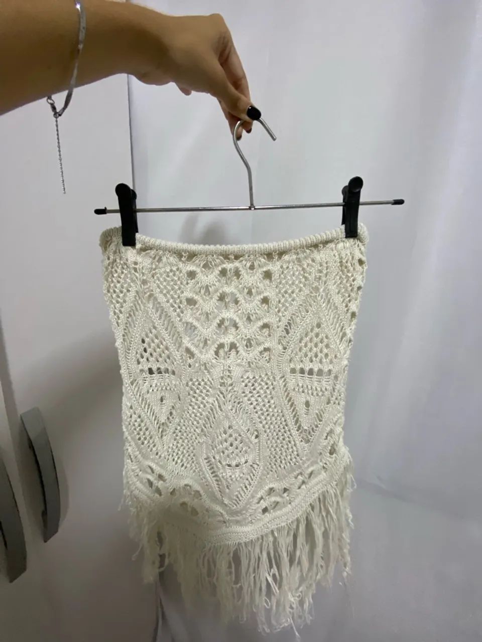 Saída de praia de crochê 