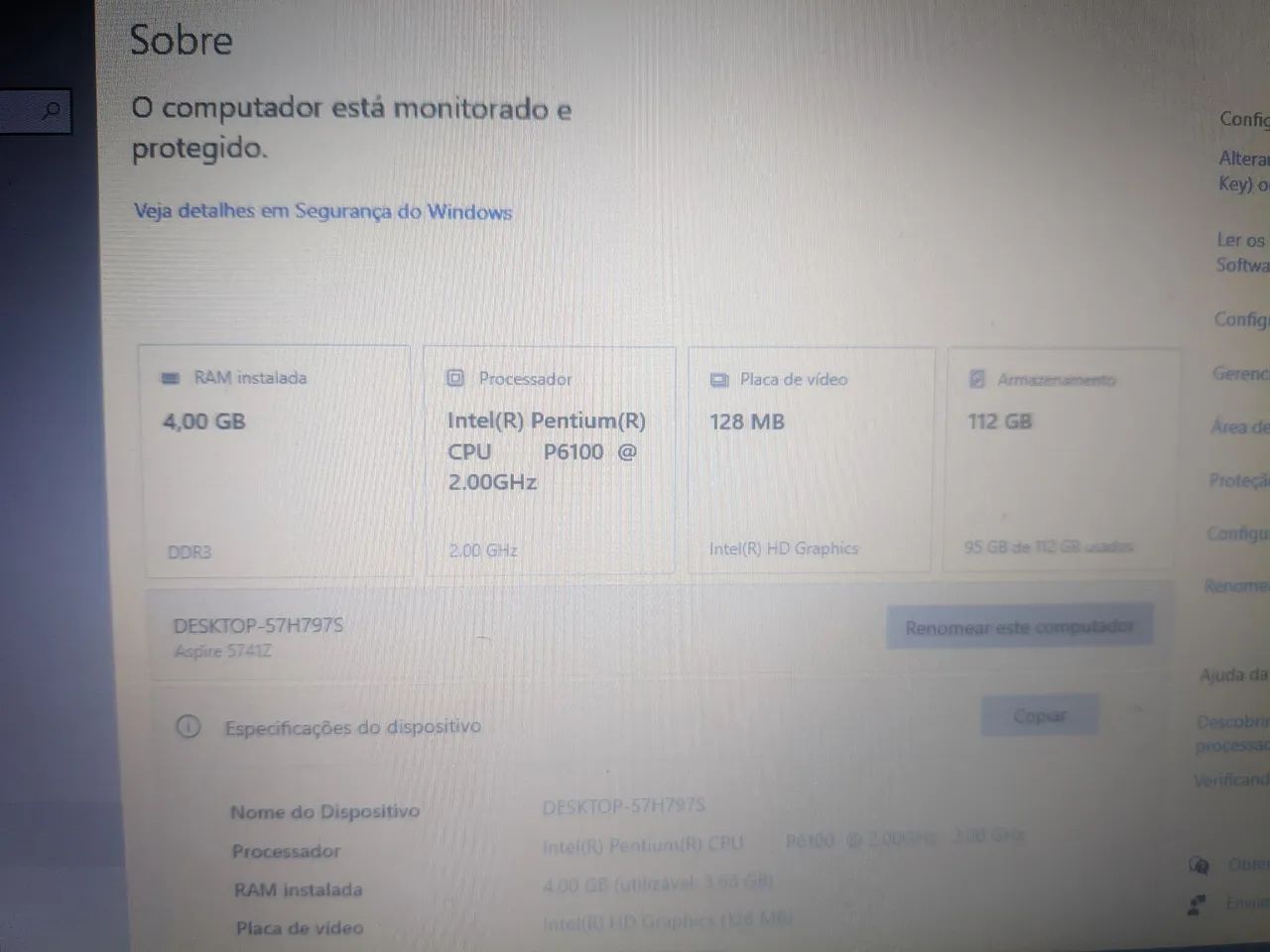 Notebook Asus aspire - Foto 4