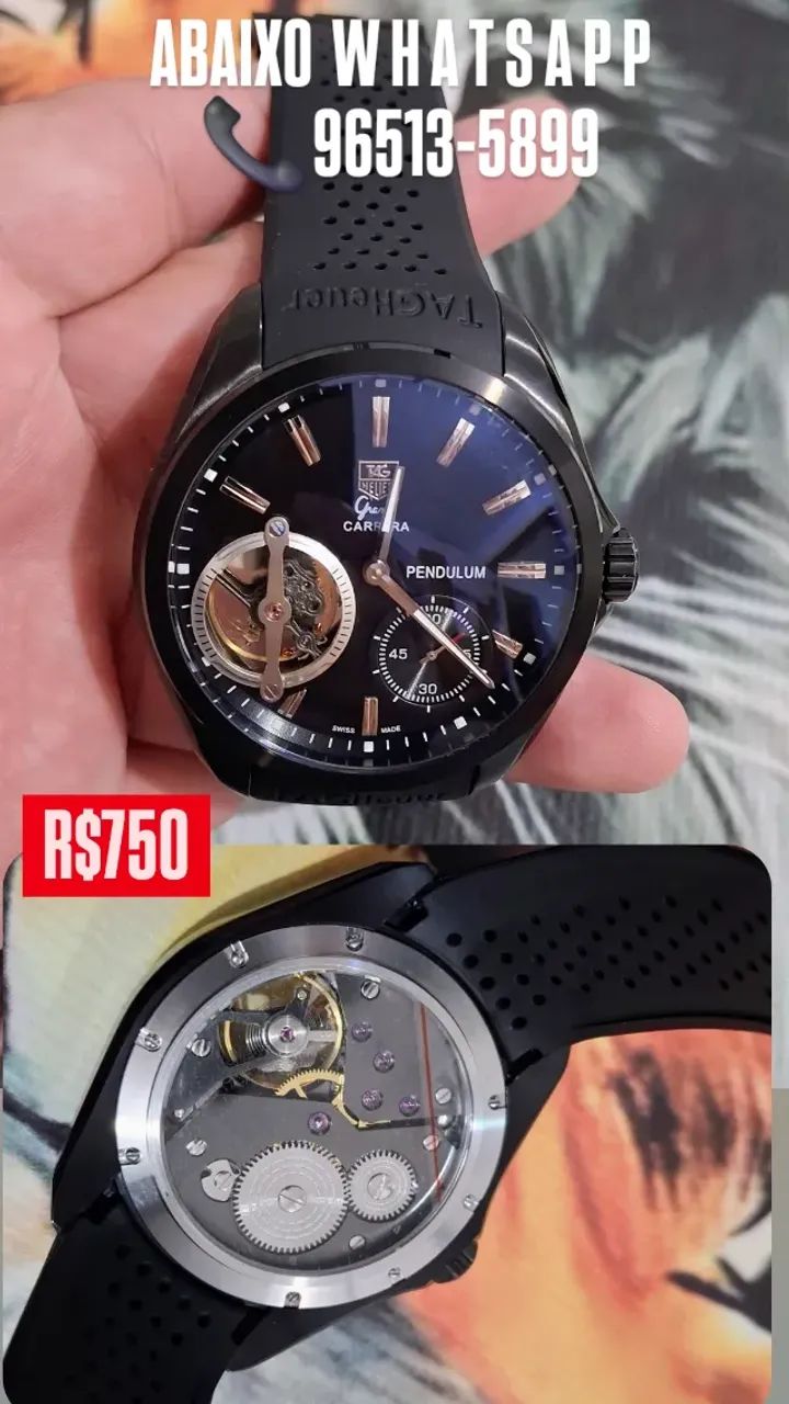 Relógio TAG HEUER CARRERA PENDULUM AUTOMÁTICO  - Foto 3