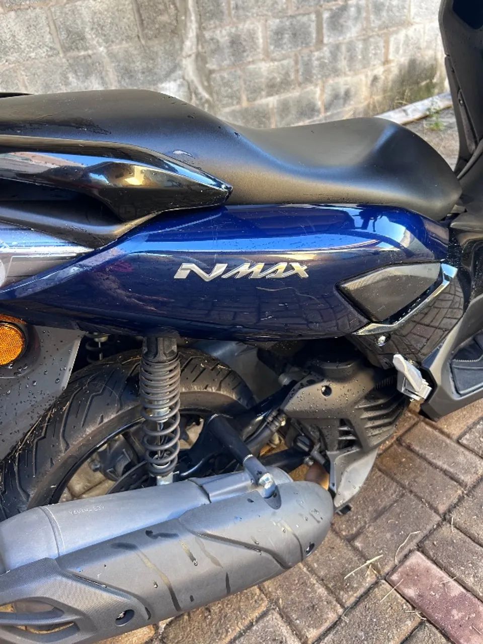 NMAX 2021 azul com km baixa - Foto 5