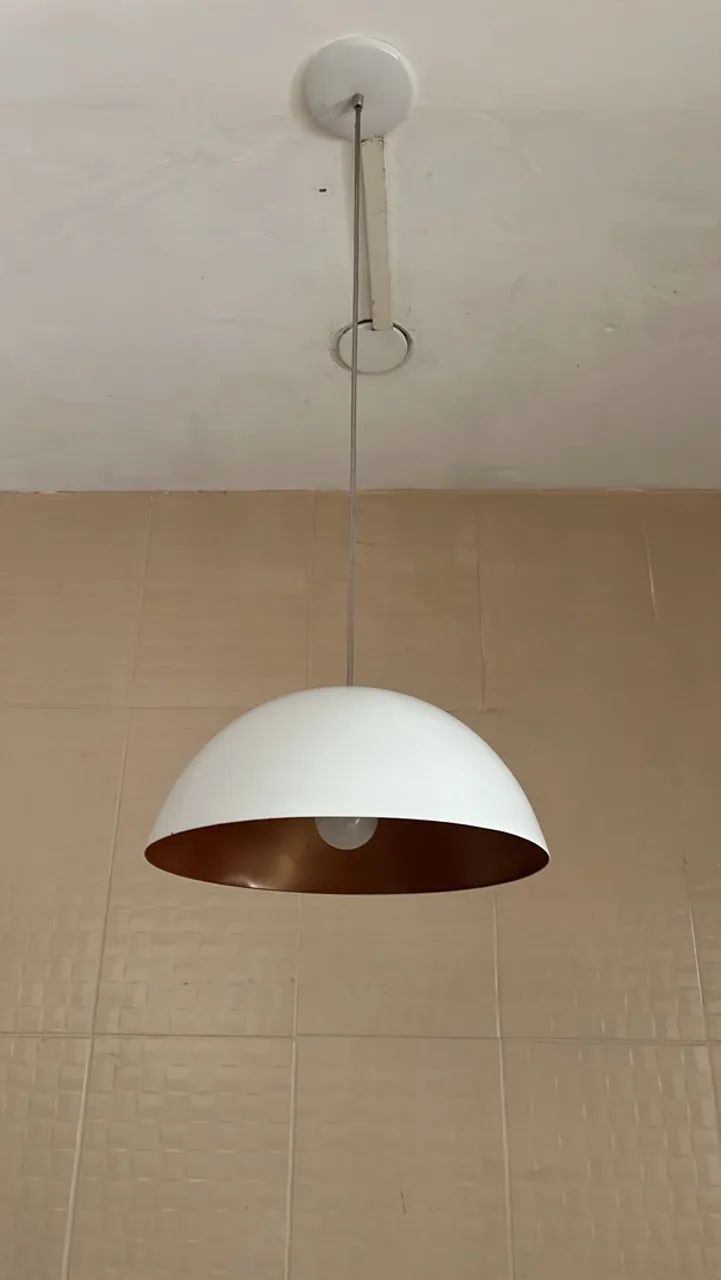 Pendente lustre meia lua - Foto 2