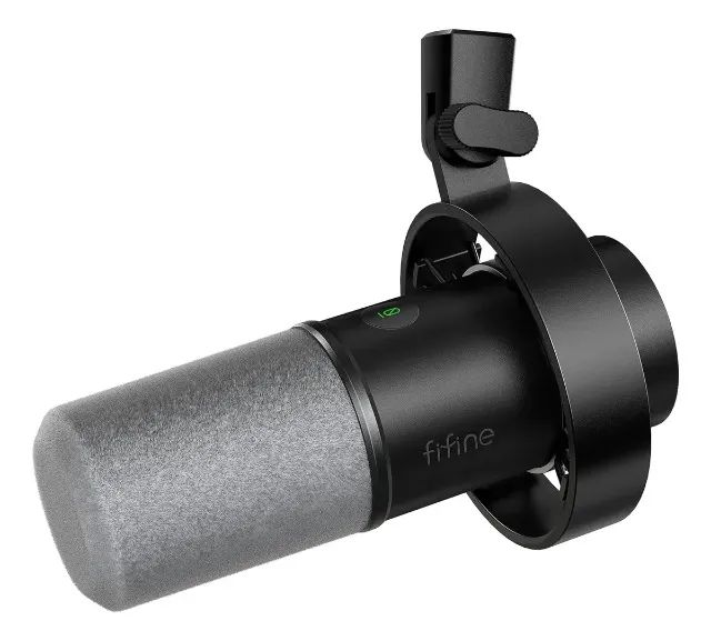 Microfone Dinâmico Fifine K688 Usb Xlr Gravação Podcast