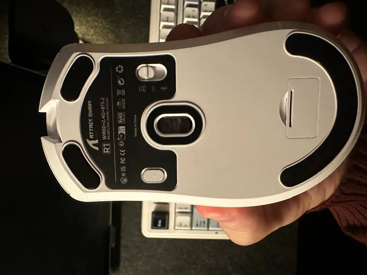Teclado e Mouse (AulaF75 + Atackshark) - Foto 5