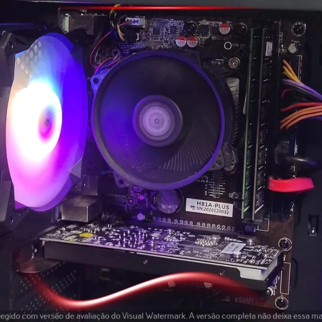 Setup Gamer i5 4460S, RX 550 4GB, 16GB RAM, SSD 120GB, Gabinete DarkFlash - Foto 2