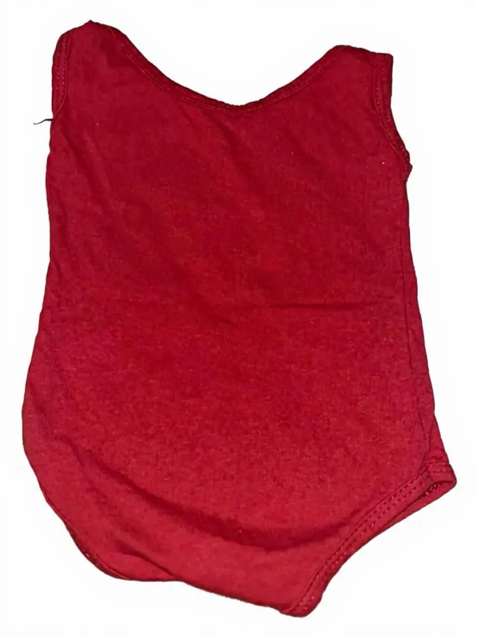 body regata vermelho liso para bebê - Foto 2
