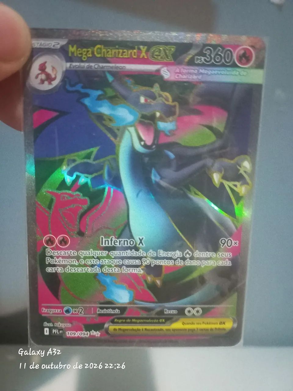 MEGA CHARIZARD X EX 109/094 NM