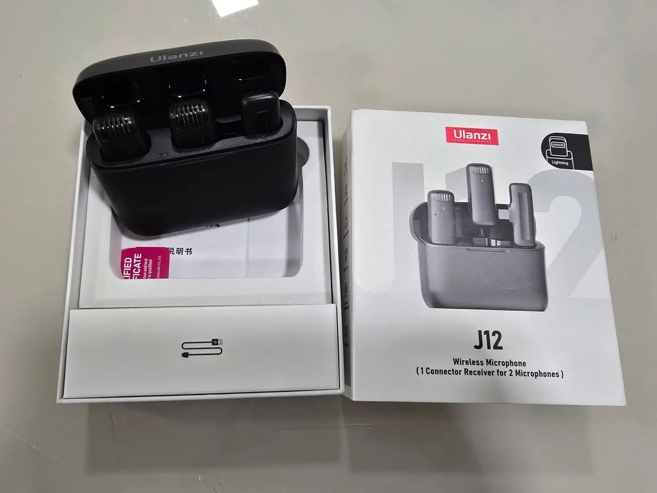 Microfone wireless ulanzi