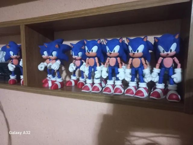 Boneco Sonic 3D - Coleção Articulado - Foto 5
