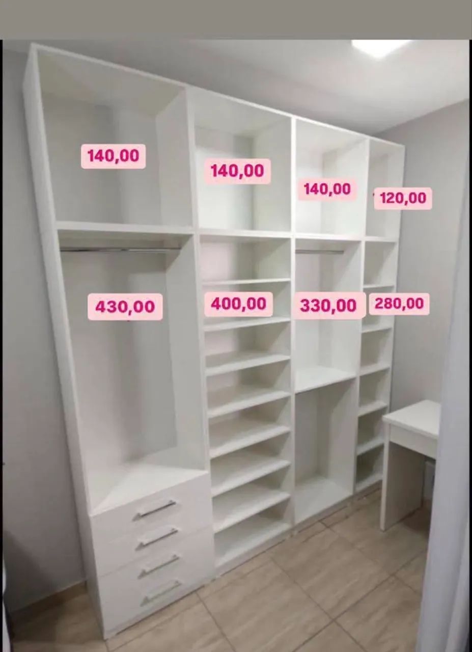 Closet a pronta entrega!