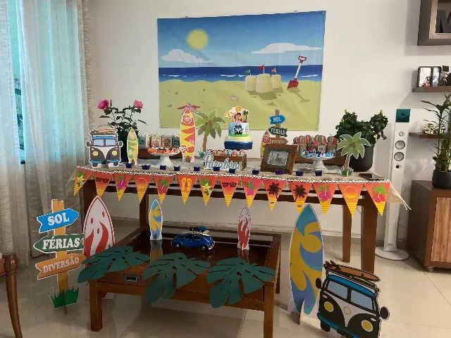 Decoração de Aniversário - SURF