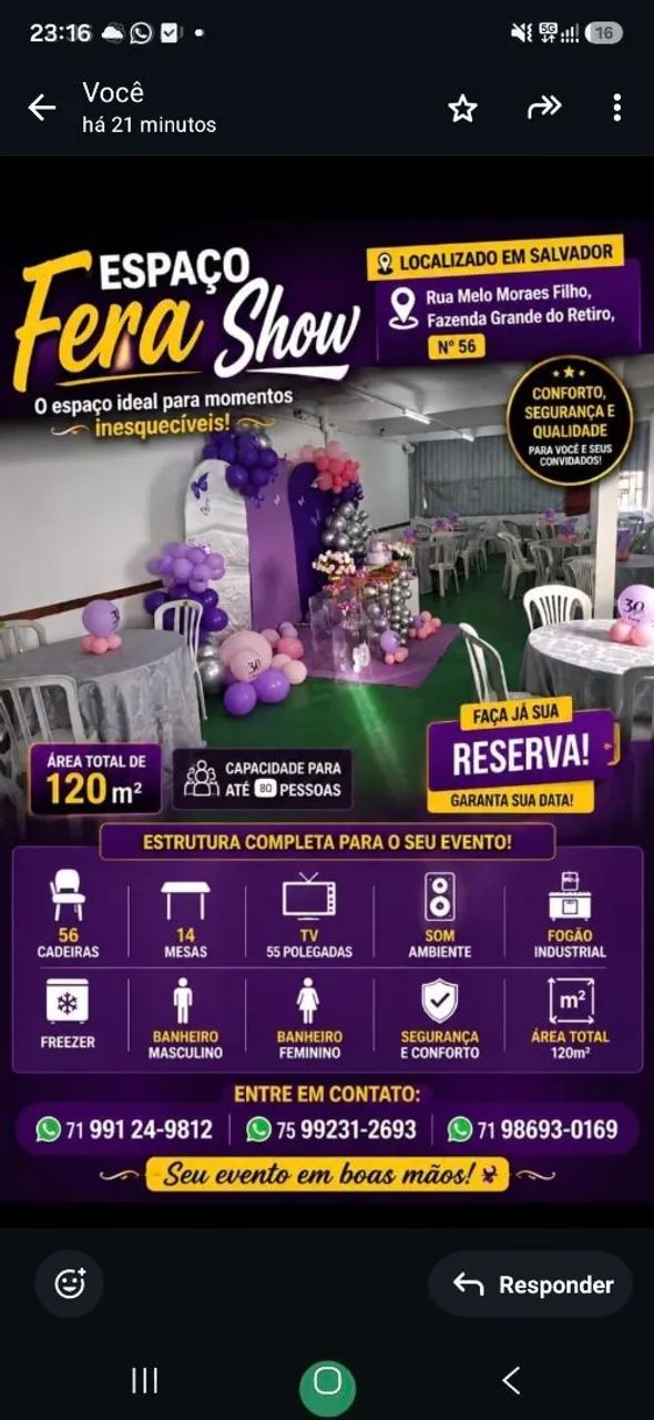 Espaço fera show