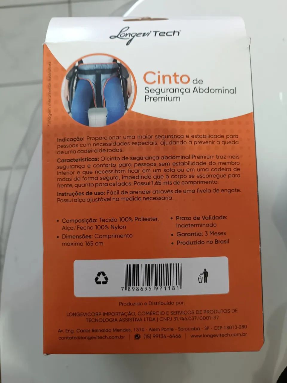 Cinto para cadeirante abdominal  - Foto 2