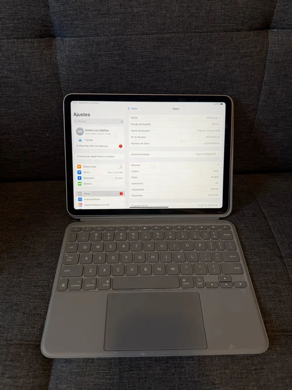 IPad m3 128 gb comprado em Orlando  - Foto 4