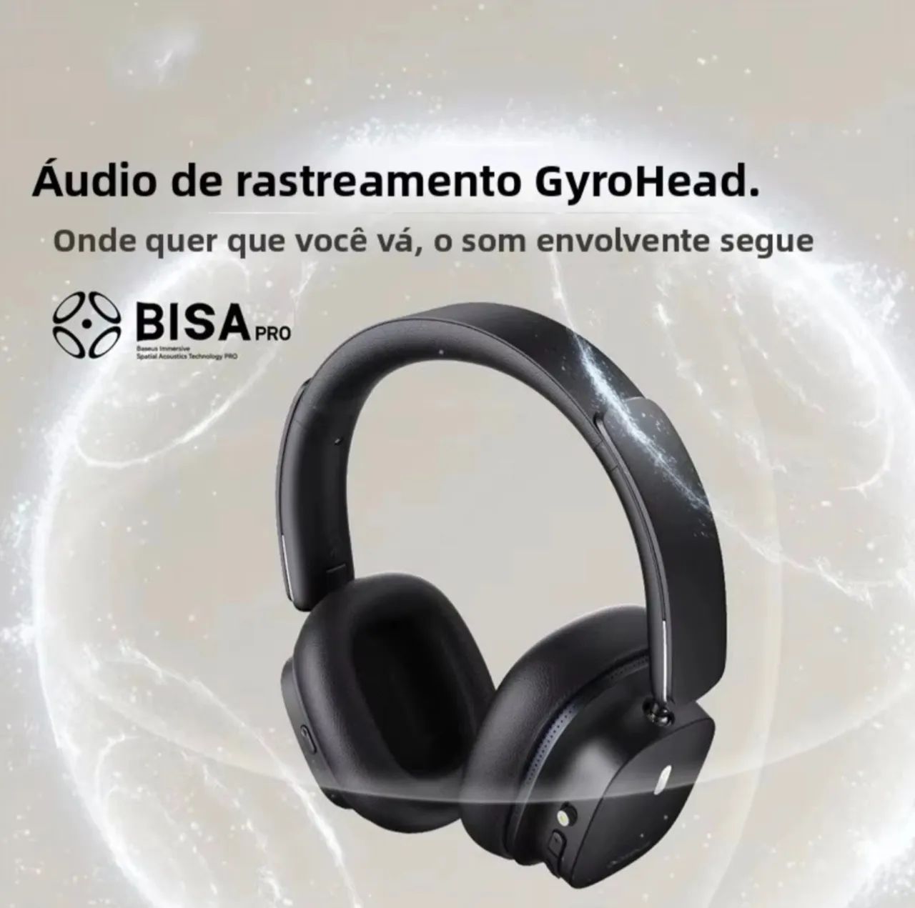 Headset ANC, bluetooth, LDAC, gamre mode, P2 entrega grátis  Baseus Bowie 30 Max - Foto 4
