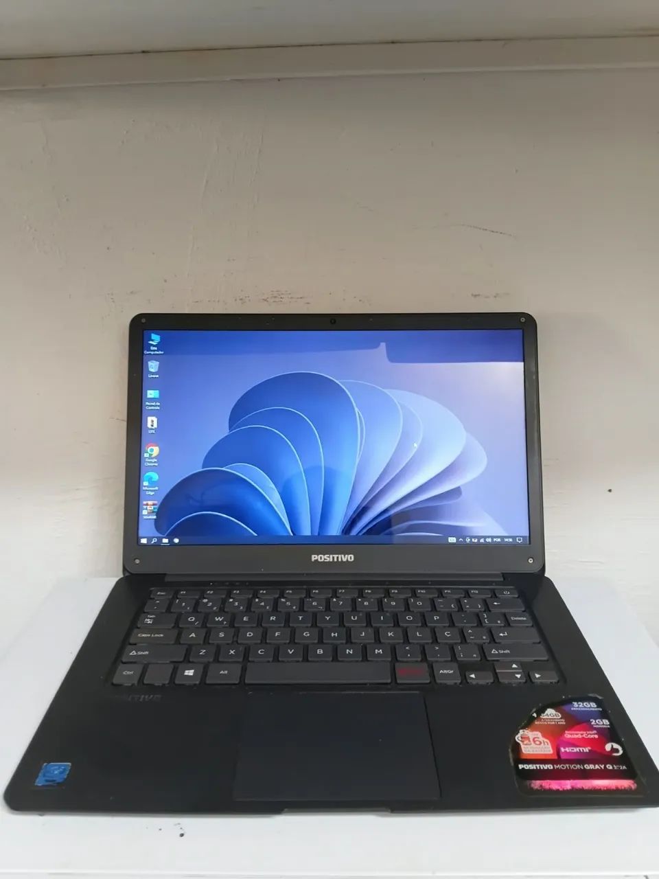 Notebook Positivo Quad Core / Funcionando perfeitamente / Só no ponto de uso !!