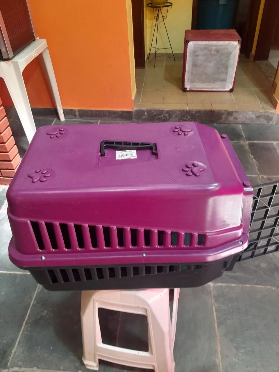 Caixa transporte pet.