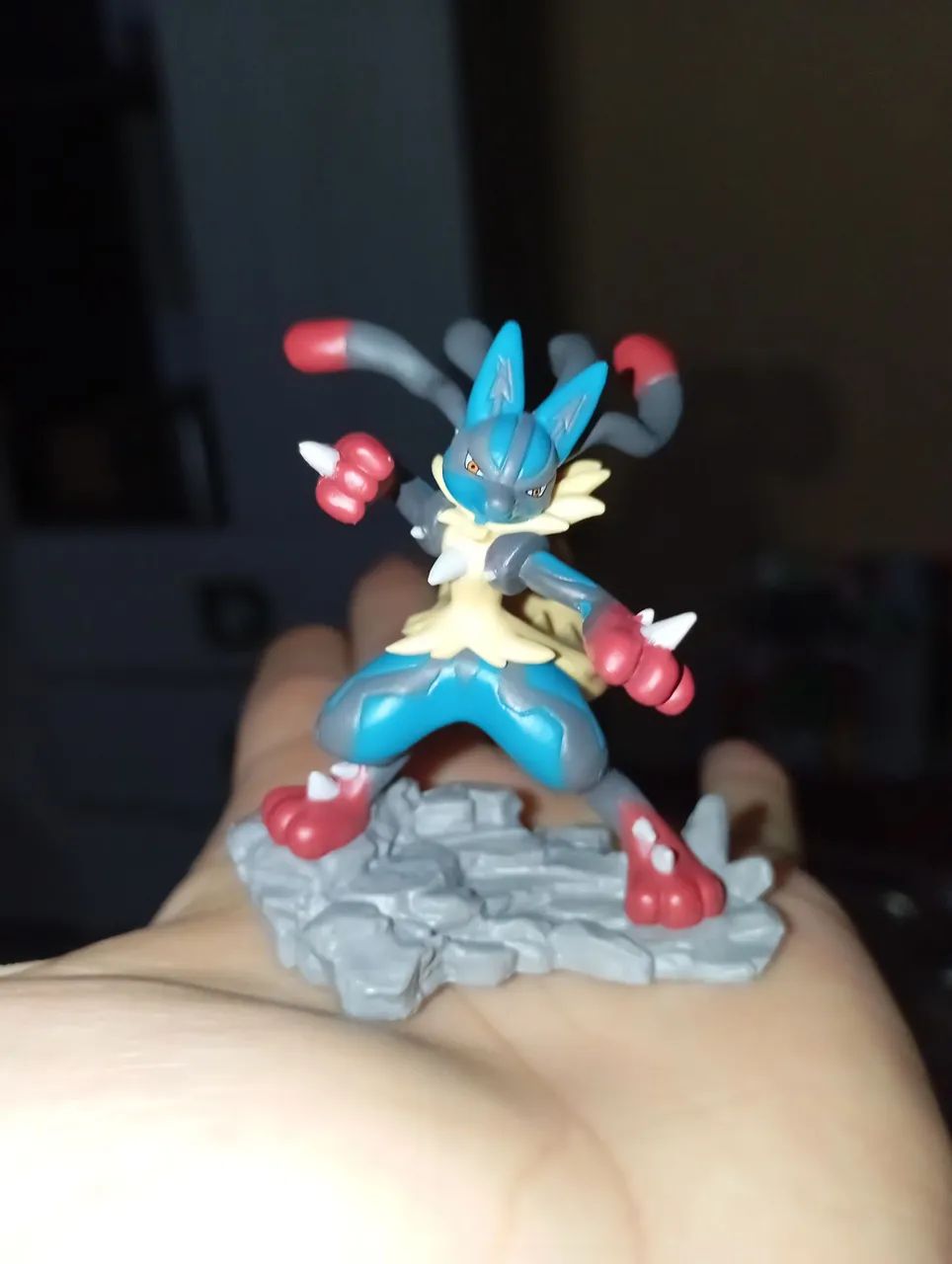 Action Figure Pokemon Mega Lucario EX Original Nova em Perfeito Estado