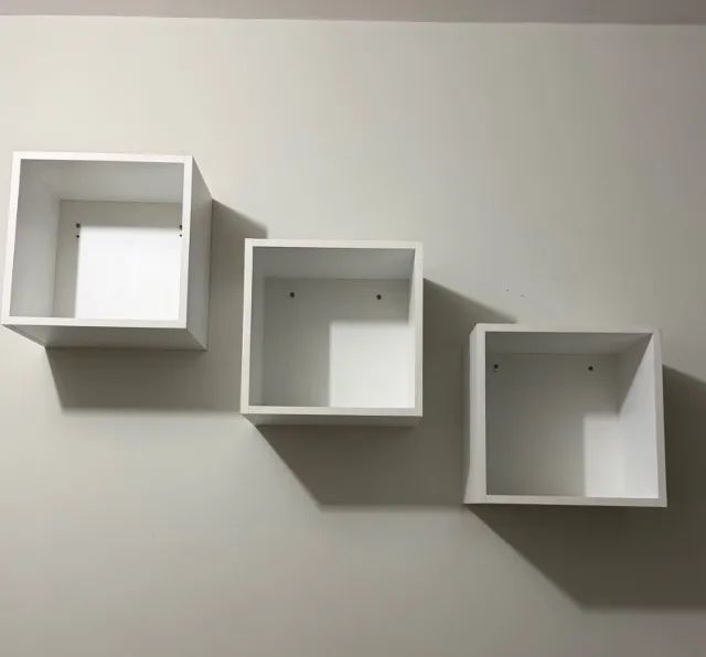 Vendo 3 nichos MDF branco