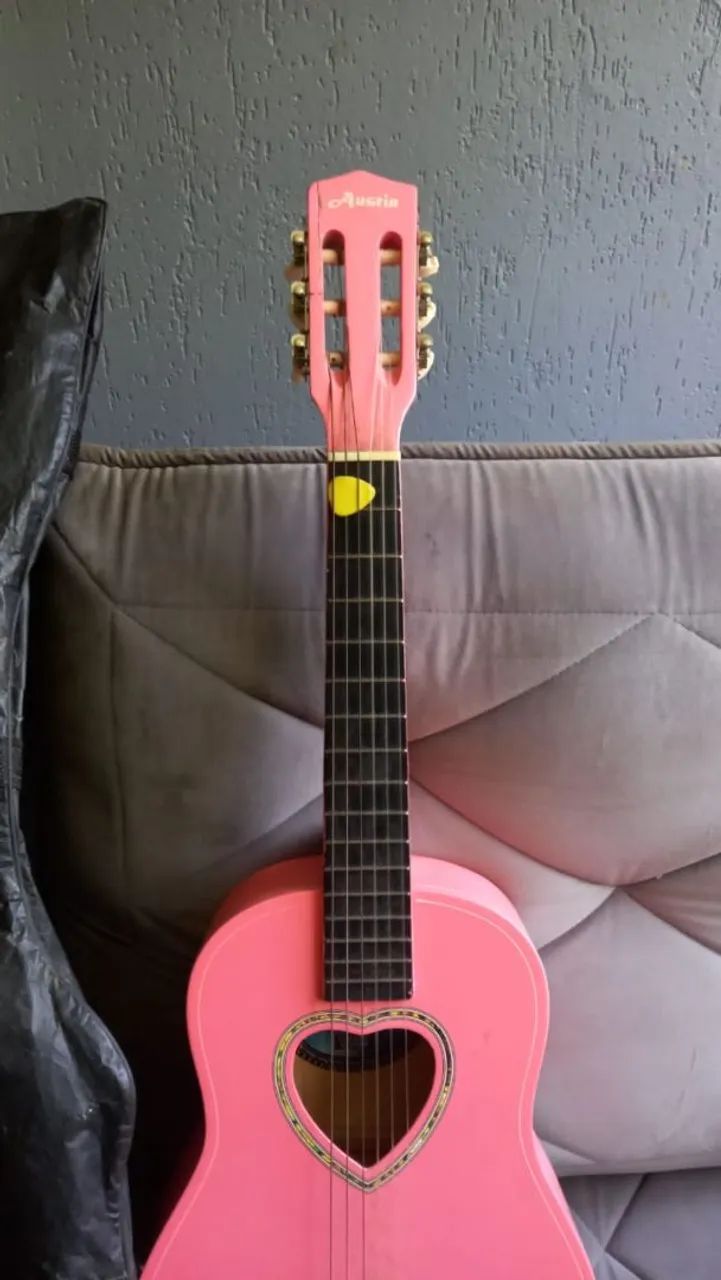 Violão rosa - Foto 3