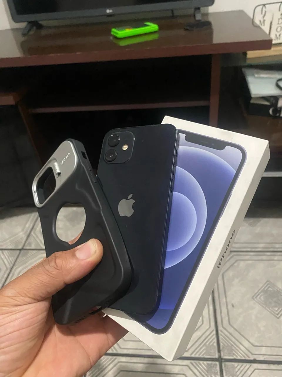 iPhone 12 black 64 gigas todo original com caixa e nota fiscal 