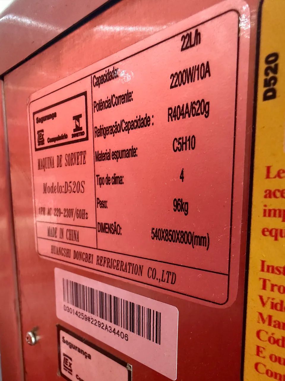 Maquina de Sorvete D520s - Foto 3