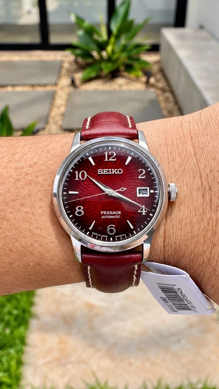 Relógio Seiko Presage Cocktail Time Negroni SRPE41J1