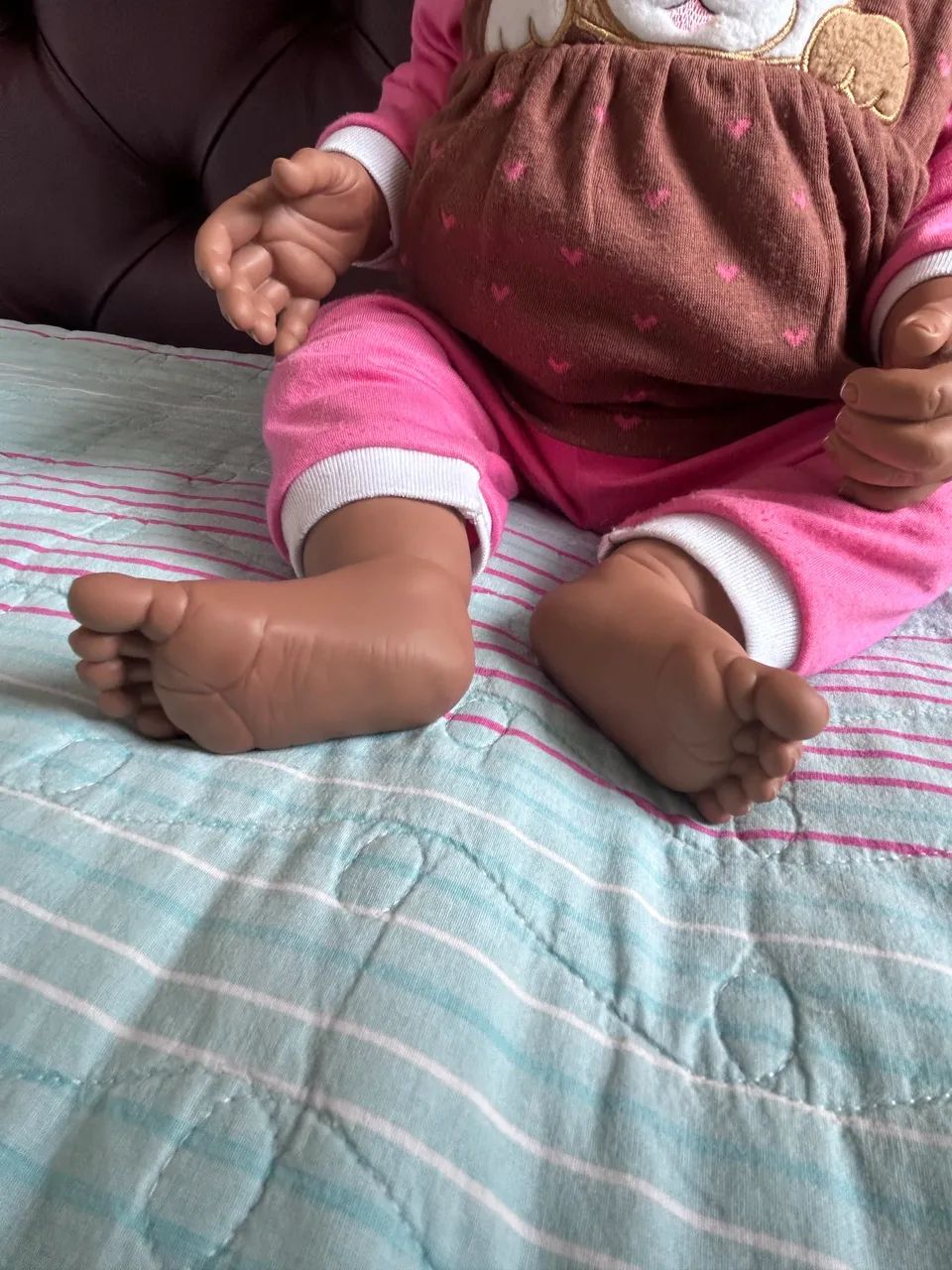 Boneca bebê reborn 60cm  - Foto 4