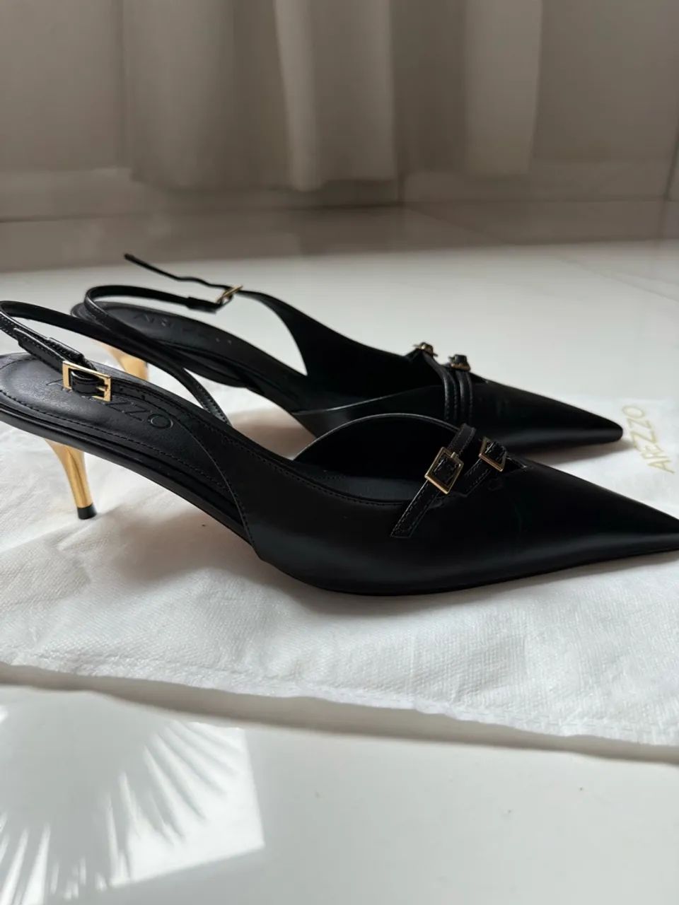 sapato sling back Arezzo - Foto 2