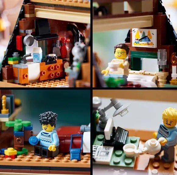 Lego Ideas 21338 - Chalé Cabana Triangular - Novo  - Foto 3