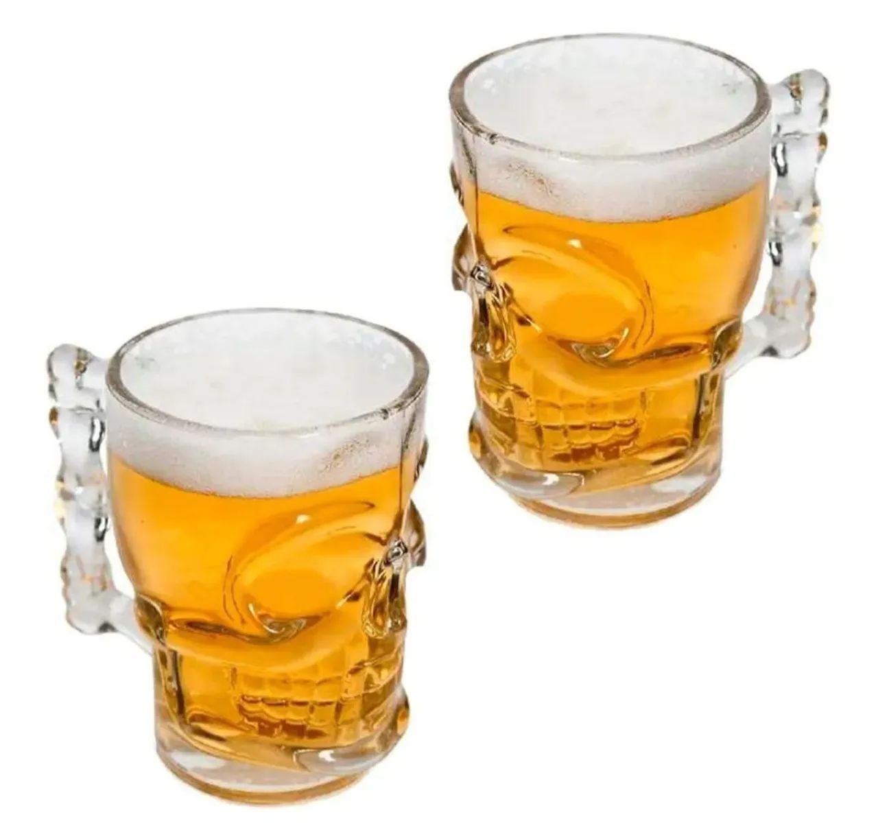 Caneca de chopp caveira 500ml