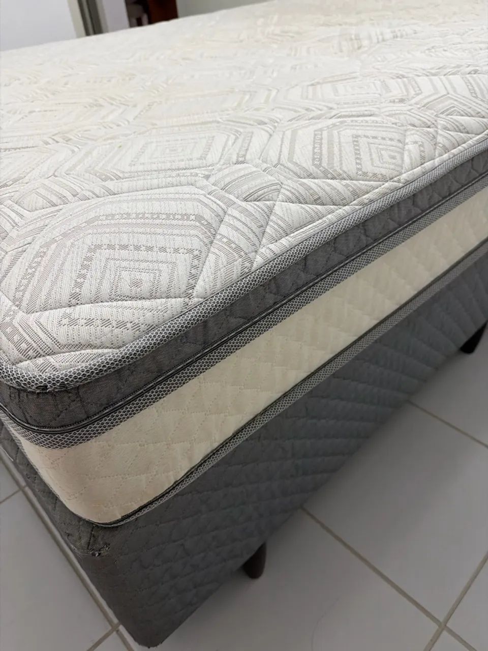 Cama Box Queen Size Molas Ensacadas - Foto 2