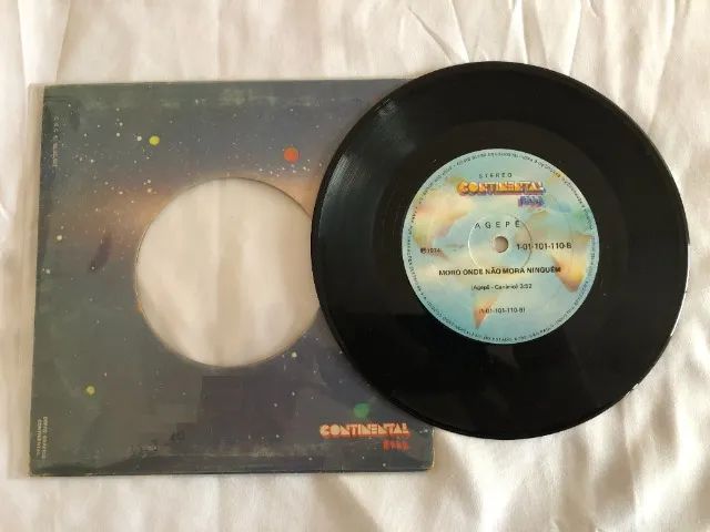 Agepê: Moro Onde Não Mora Ninguém (1974) Vinil Compacto - Foto 5