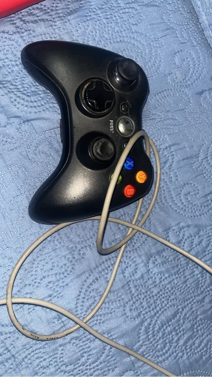 Vendo 2 controles (com falhas) + 2 Mouse Pads + Teclado sem fio + Microfone - Foto 5