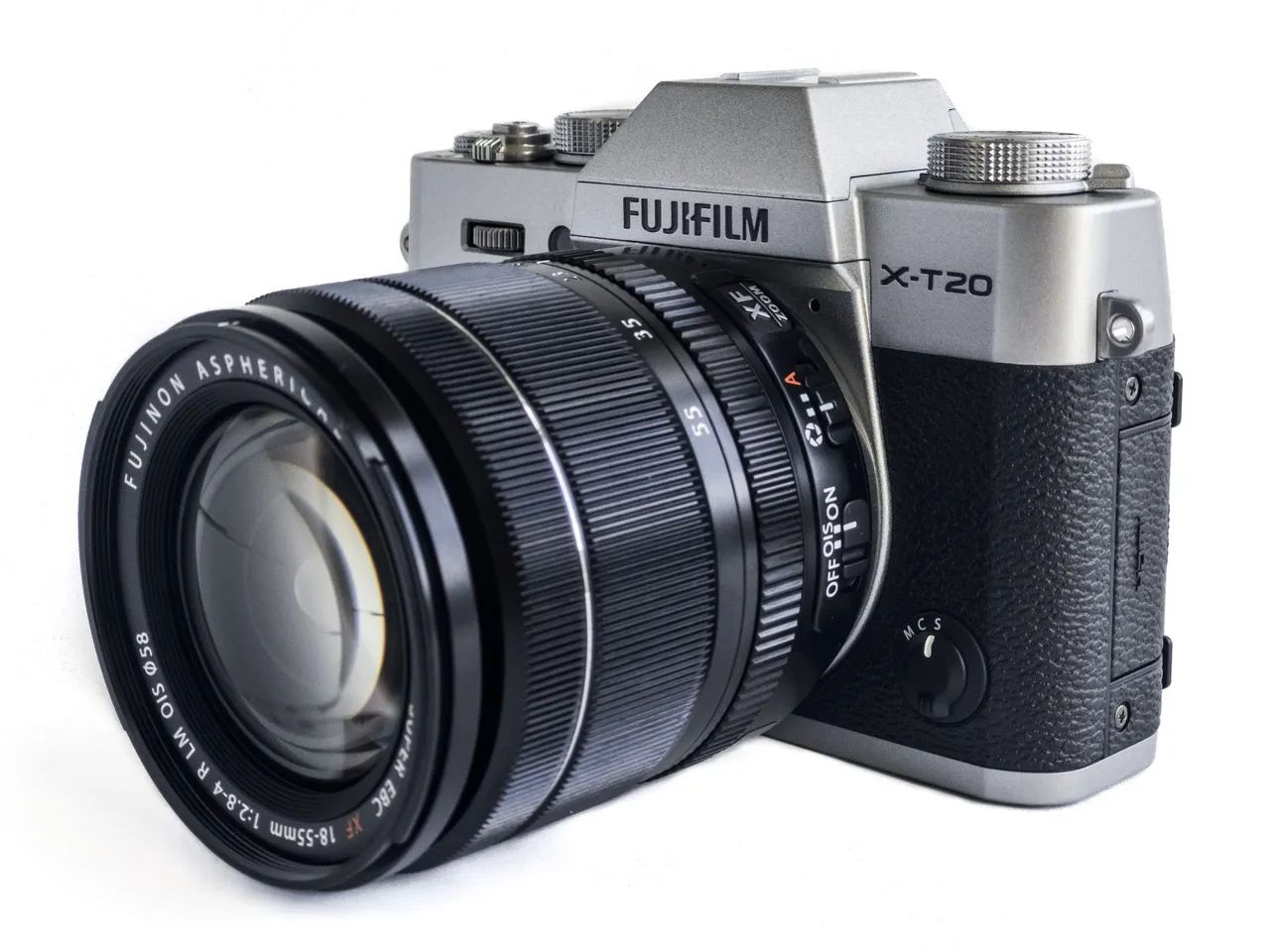 Fujifilm X-T20 Prata + Lente Fujinon 18-55mm + Grip + Bolsa