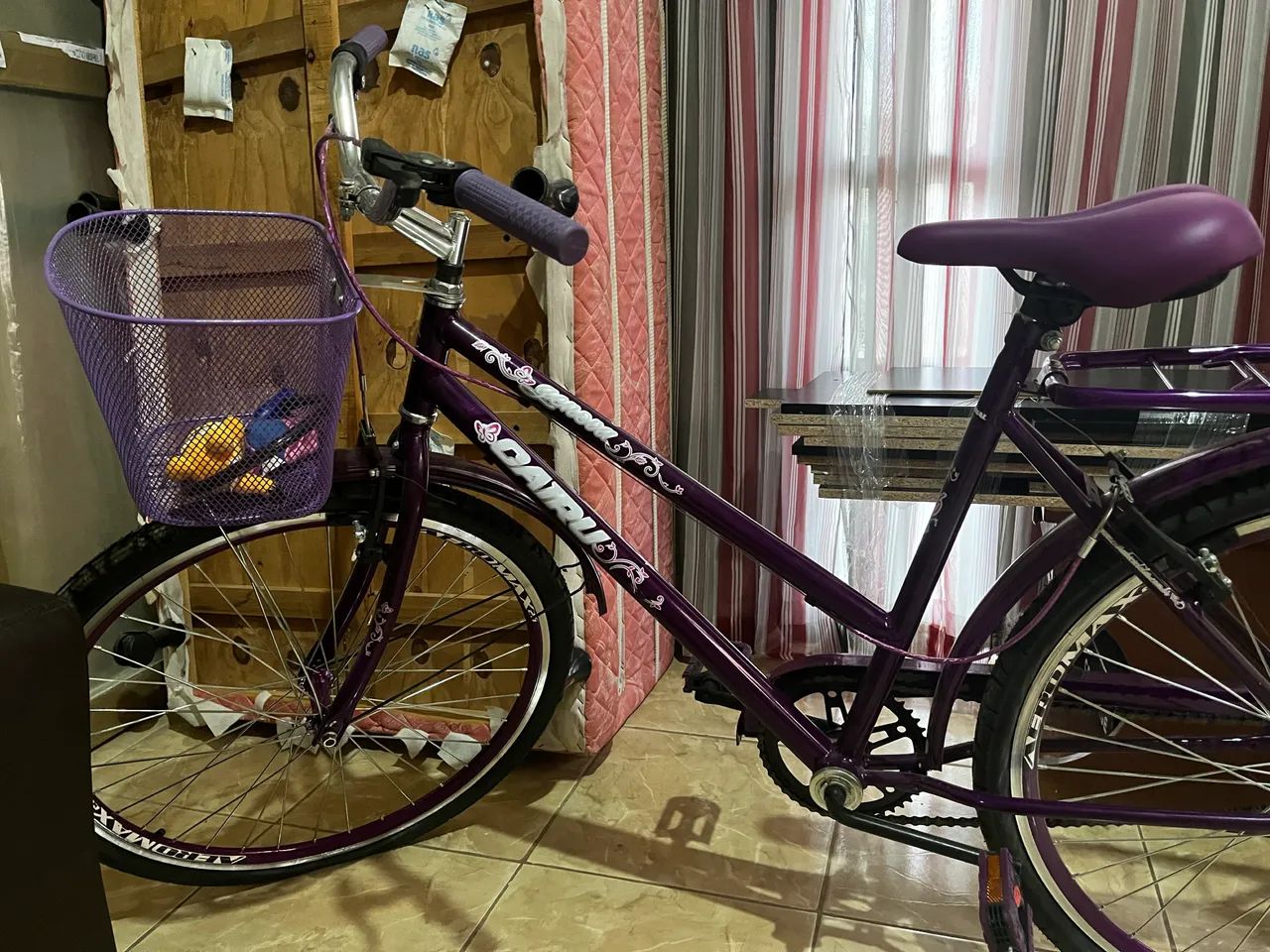 Bicicleta Cairo Genova Cor Roxa (aceito oferta) - Foto 5