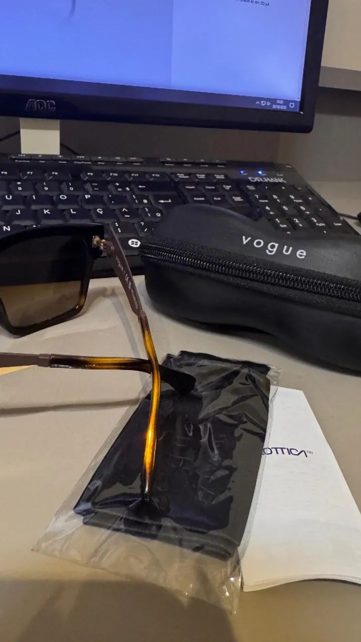 ÓCULOS VOGUE ORIGINAL NUNCA USADO - Foto 5