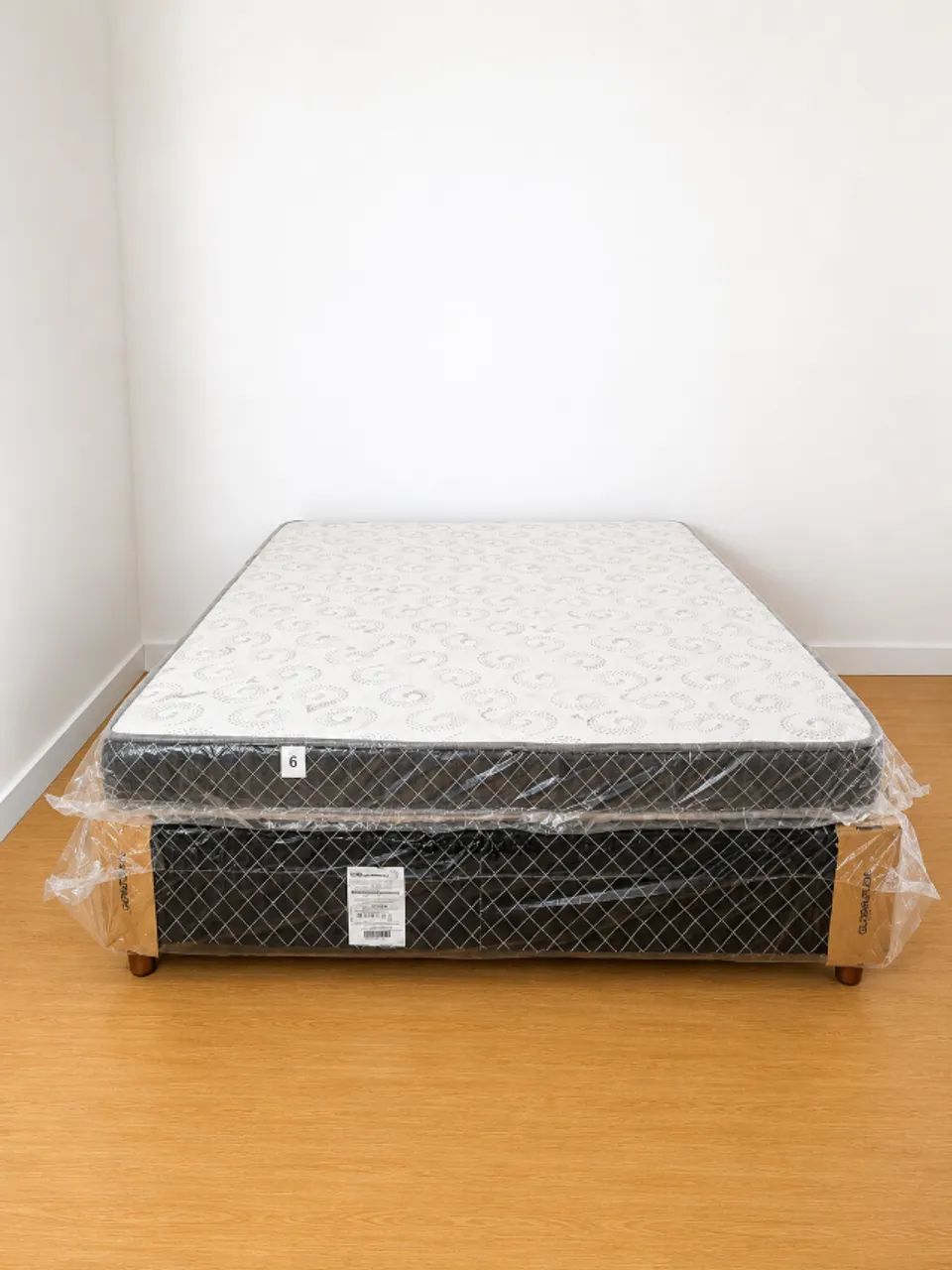 Conjunto Box Base + Colchão Casal D20 14cm - Novo - Foto 3