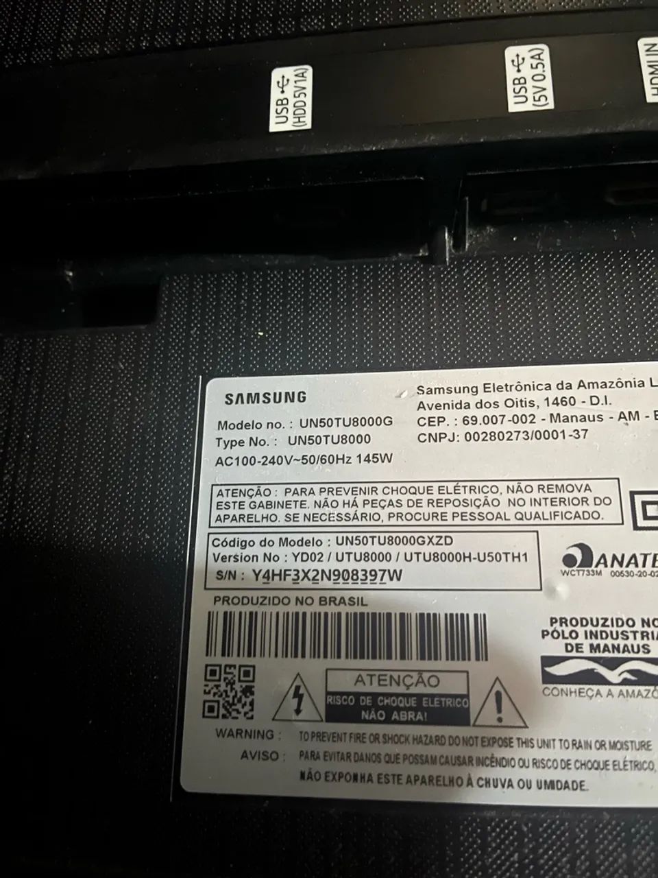 Tv Samsung 50 RETIRADA PEÇAS  - Foto 2