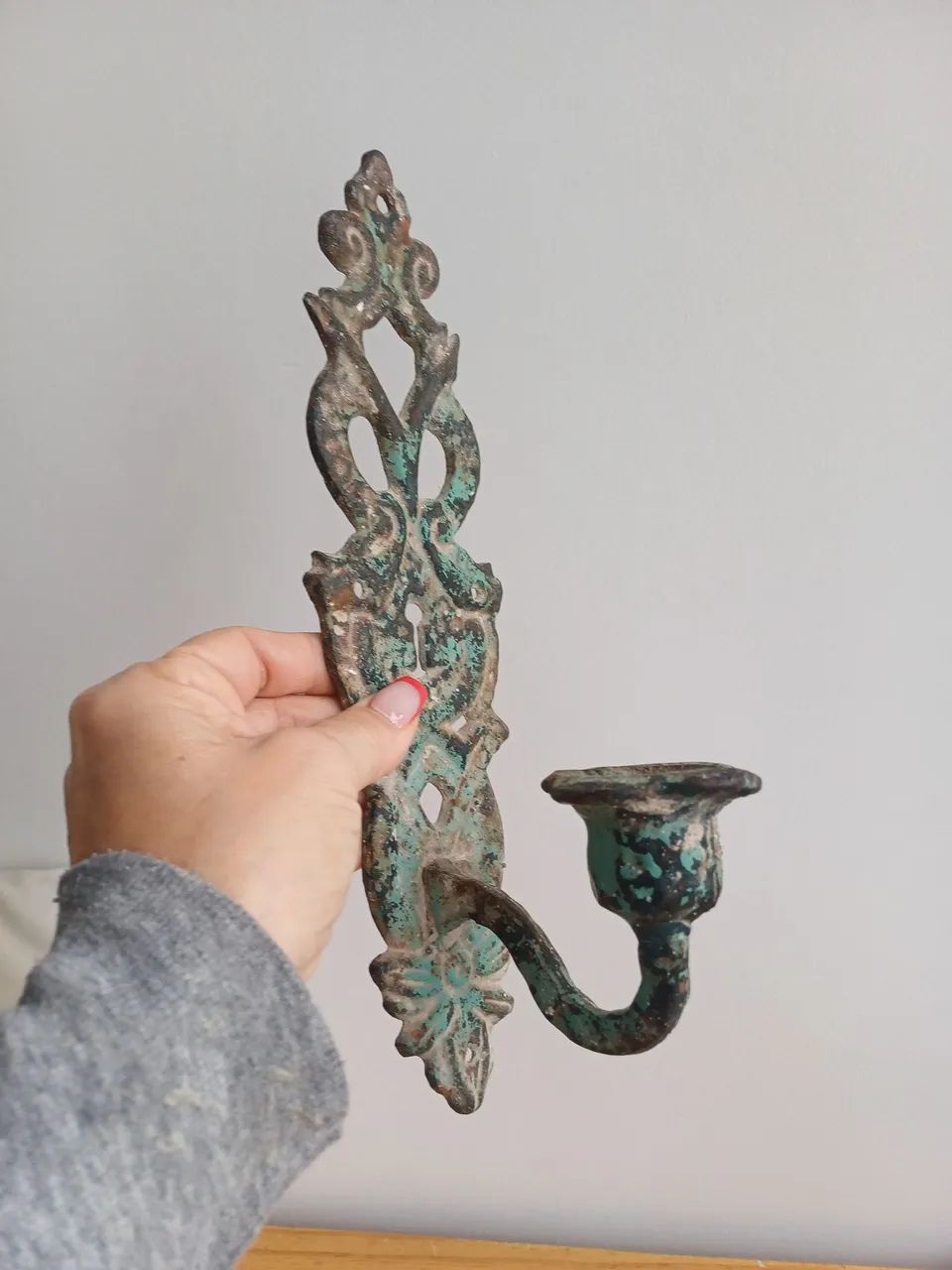 Decoração de parede porta vela de 1901 - Foto 2