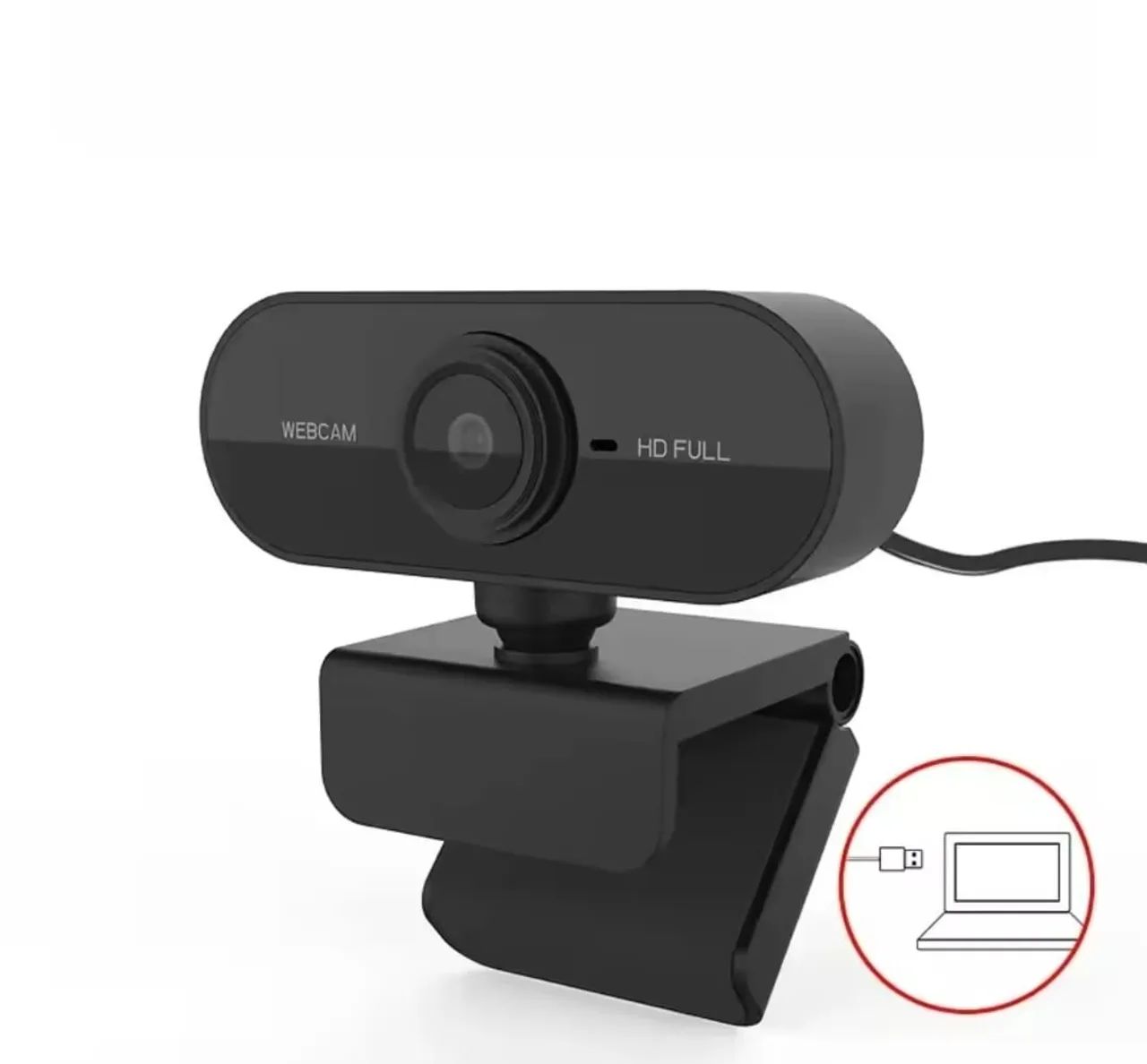 Câmera Webcam HD com microfone embutido  - Foto 2