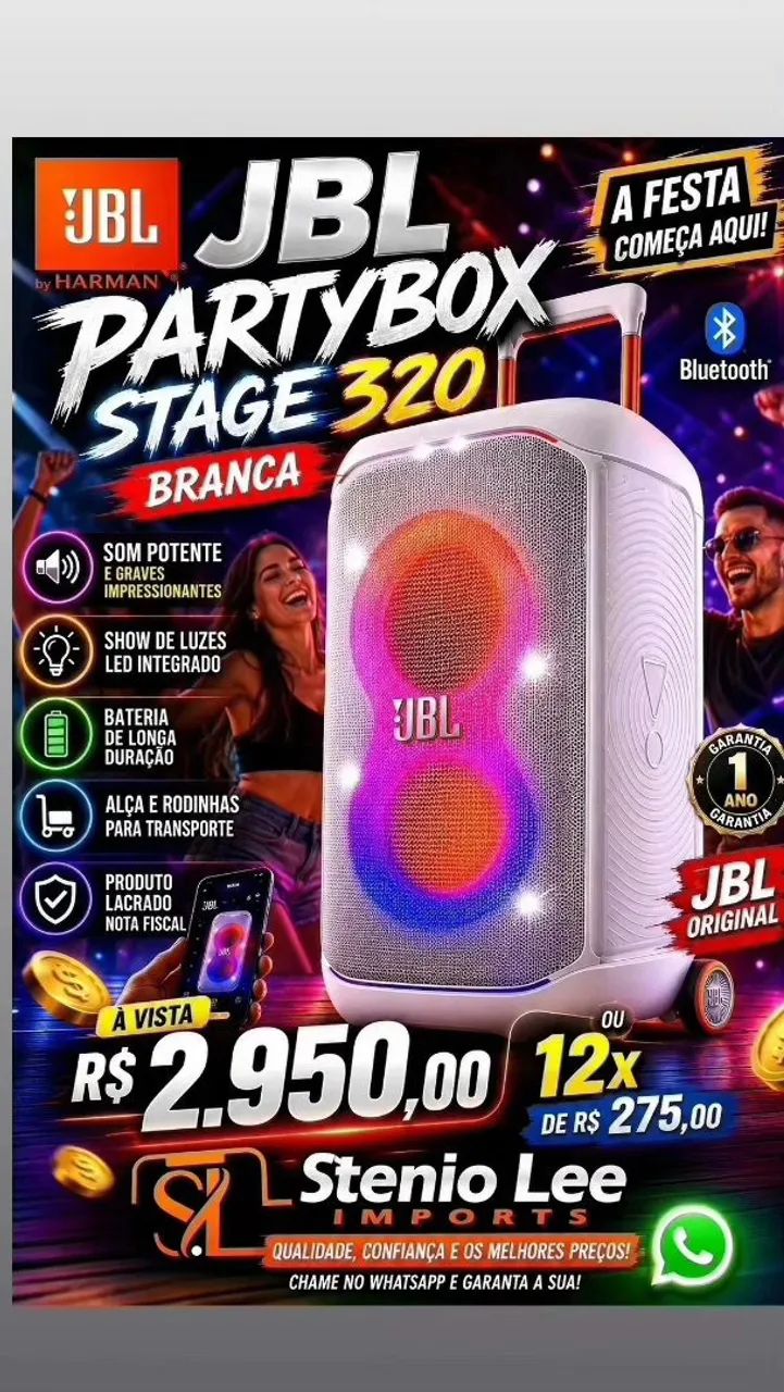 Jbl partybox 320 lacrada 